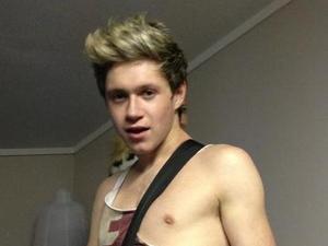One Direction's Niall Horan's nipple slip.