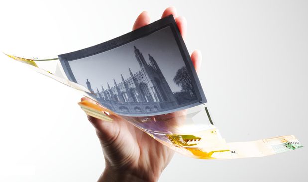 Small Flexible Plastic Display