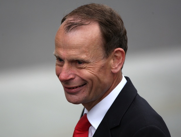 BBC presenter Andrew Marr arrives outside Westminster Abbey - April 2011