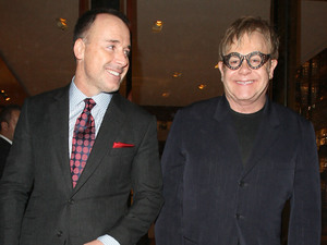 David Furnish and Elton John,
at a private dinner for the Elton John Aids Foundation held at Louis Vuitton Maison on New Bond Street - Departures
London, England - 02.02.11
Mandatory Credit: Spiller/WENN.com