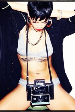 Rihanna posts lude pictures of herself on Instagram