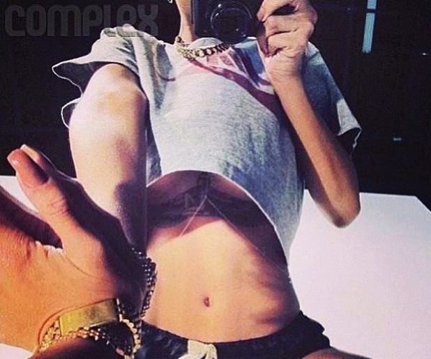 Rihanna posts lude pictures of herself on Instagram