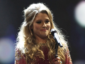Ella Henderson performs during the 2013 National Television Awards at the O2 Arena, London.