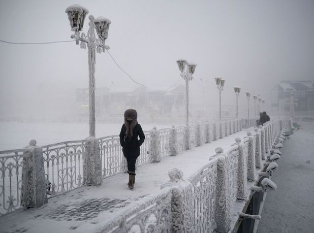 Conditions in village of Oymyakon