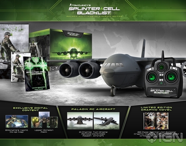 Splinter Cell: Blacklist collector's edition.