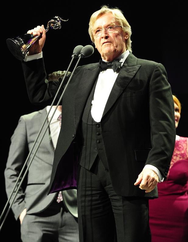 William Roach with the award for best Serial Drama received for Coronation St during the 2013 National Television Awards at the O2 Arena, London.