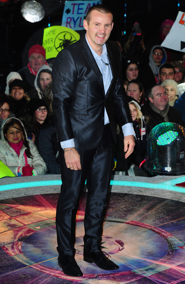 Ryan Moloney leaves Celebrity Big Brother, filmed at the Elstree Studios in London.