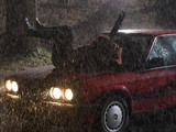 Ruby is hit by Jacks car.