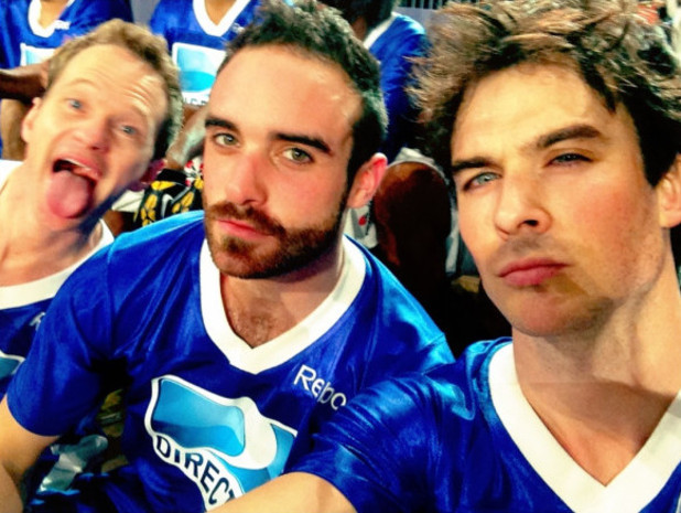 Ian Somerhalder photobombed by Neil Patrick Harris