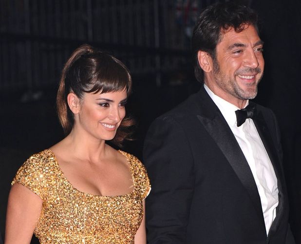 Javier Bardem and wife Penelope Cruz at the 'Skyfall' Royal World Film Premiere After Party