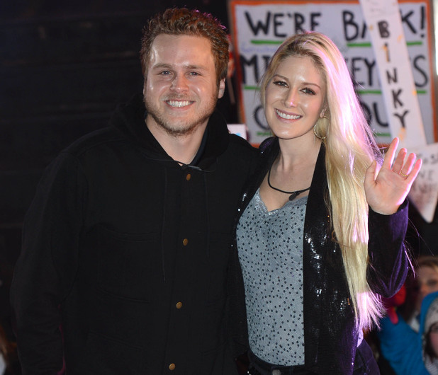 Heidi Montag and Spencer Pratt at the Celebrity Big Brother Final 2013, Elstree Studios, Hertfordshire.