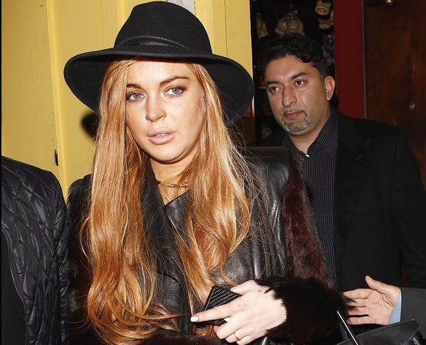 Lindsay Lohan meeting her lawyer Mark Heller