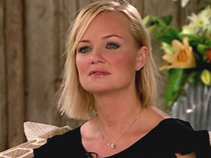 Emma Bunton during the judges holiday homes stage of TV show ' The X Factor '