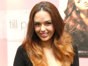 Jennifer Metcalfe attends the opening of her new beauty boutique 'Shearbeauty' in Hampshire.