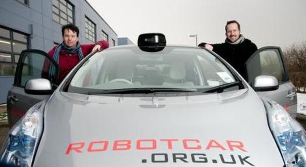 Self-drive car tested in Oxford