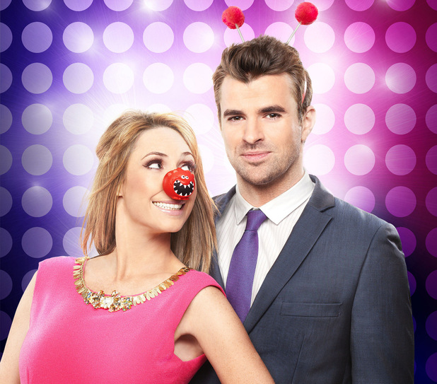 Alex Jones and Steve Jones host Let's Dance For Comic Relief