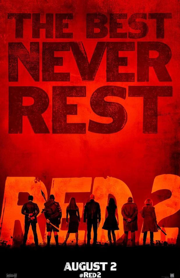 'RED 2' poster