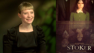 Mia Wasikowska and Matthew Goode on 'Stoker'