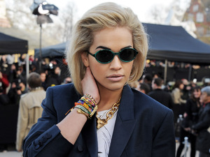 Rita Ora, Burberry Prorsum show, Autumn Winter 2013, London Fashion Week