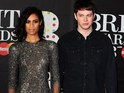 AlunaGeorge arriving for the 2013 Brit Awards at the O2 Arena, London