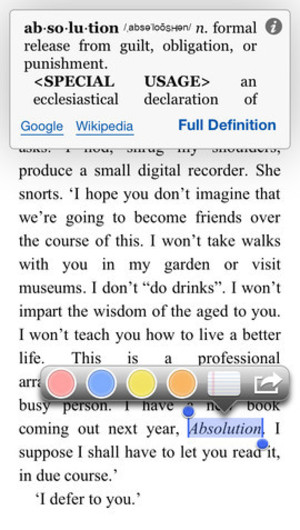Kindle on iOS