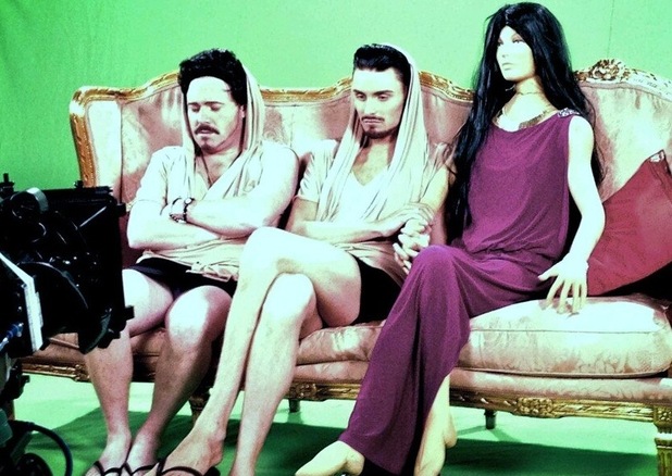 Rylan Clark and Keith Lemon on Celebrity Juice.
