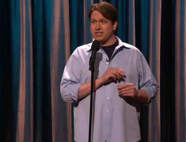 Pete Holmes performing on 'Conan' in 2011