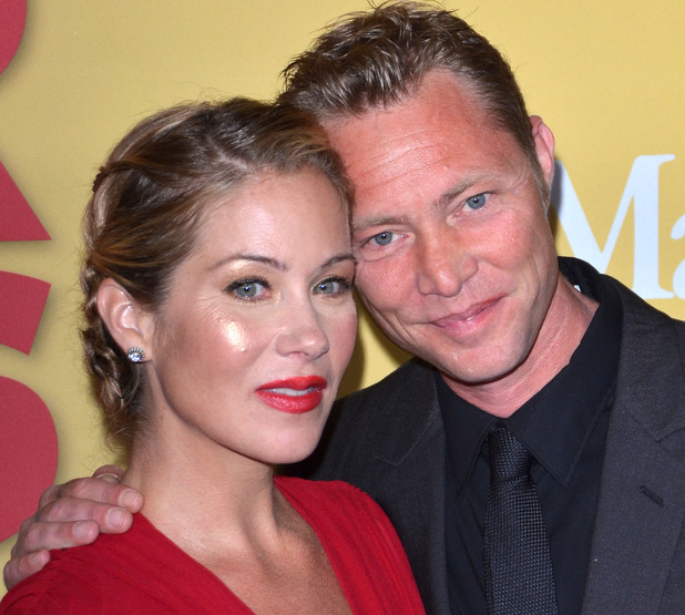 Christina Applegate and husband Martyn LeNoble. - rexfeatures_1736630p