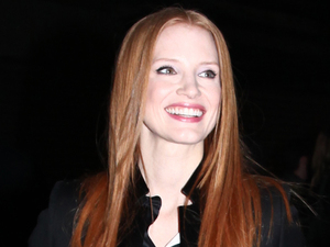 Jessica Chastain, Givenchy, Paris Fashion Week 2013