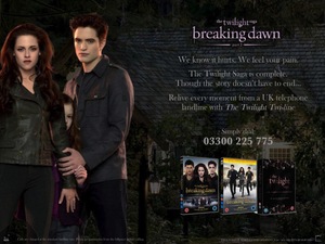 Twi-line Twilight Breaking Dawn ad