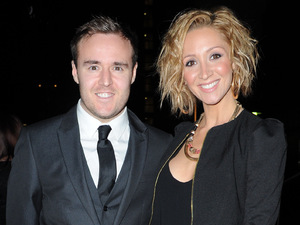 Alan Halsall and Lucy Jo Hudson arrive at the Mirror Ball in Manchester.