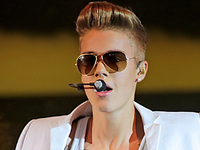 Justin Bieber performs during his 'Believe' tour