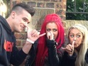 Gaz Beadle, Holly Hagan and Sophie Kasaei address students at prestigious university.