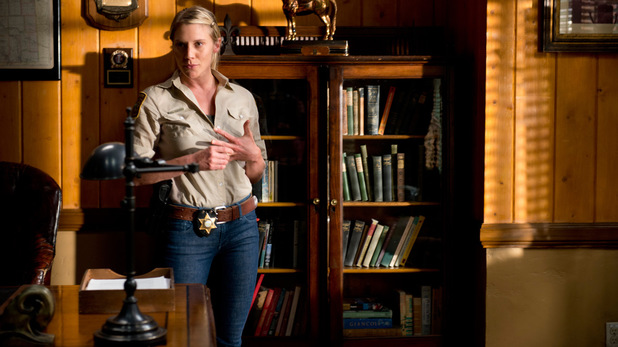 Katee Sackhoff as Victoria 'Vic' Moretti in 'Longmire'