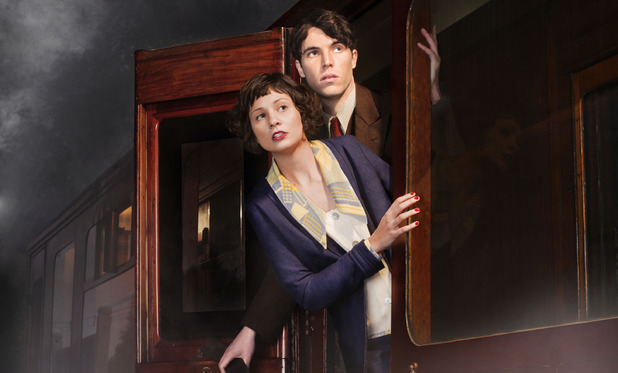 The Lady Vanishes: Iris Carr (Tuppence Middleton) and Max (Tom Hughes)