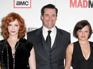 Teyonah Parris, Christina Hendricks, Jon Hamm, Elisabeth Moss, Jesse Pare and January Jones at 'Mad Men' premiere.