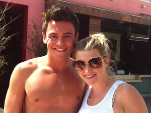Tom Daley in LA with Anna Williamson