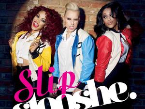 Stooshe 'Slip' single artwork.
