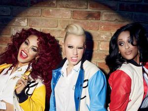 Stooshe 'Slip' single artwork.