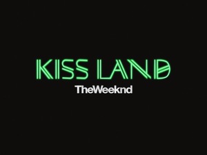 The Weeknd 'Kiss Land' album artwork.