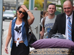 Tulisa Contostavlos, LA, luggage