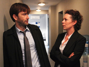Broadchurch Episode 3: David Tennant as Alec Hardy and Olivia Colman as Ellie Miller