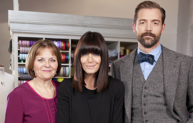 Claudia Winkleman, May Martin, Patrick Grant on 'The Great British Sewing Bee