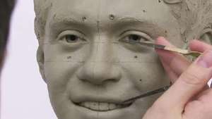 1D's Niall Horan's clay head is sculpted for Madame Tussauds