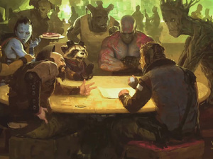 Concept art for 'The Guardians of the Galaxy'