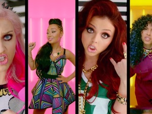 Little Mix 'How Ya Doin'?' video still
