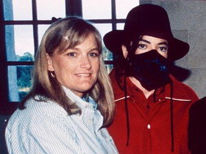 Debbie Rowe with Michael Jackson in 1997