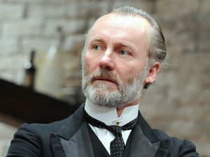 Aden Gillett as Sir Colenso in 'The Doctor's Dilemma' play