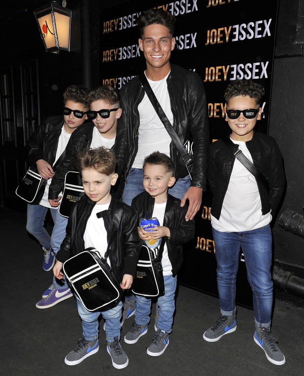 Joey Essex attends his D'Reem Hair launch party at Sugar Hut, Essex