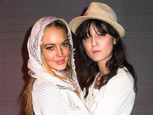 Lindsay Lohan, Irina Lazareanu, Coachella 2013, festival fashion 